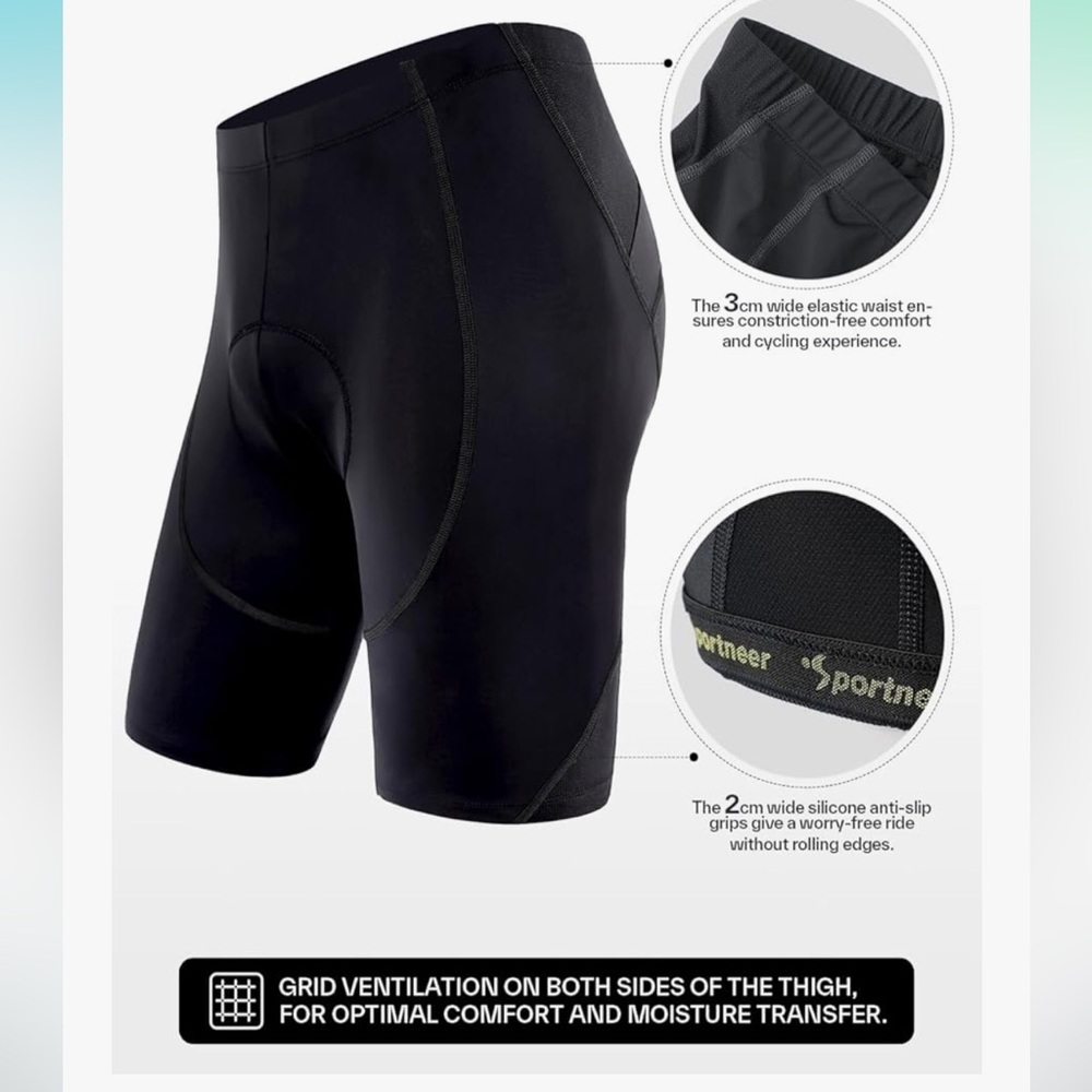 Men's Black Athletic Shorts